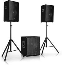 AUNA Cube - 2.1 Aktiv PA-Set 1.600 Watt